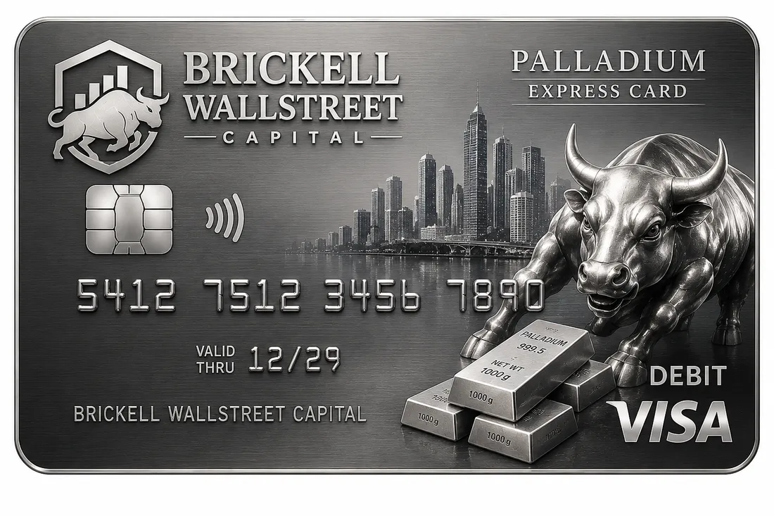 Palladium Express™ Metal Debit Card