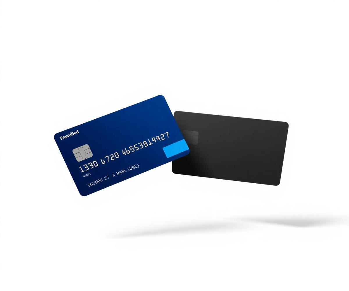 Brickell Wallstreet navy and black premium metal debit cards